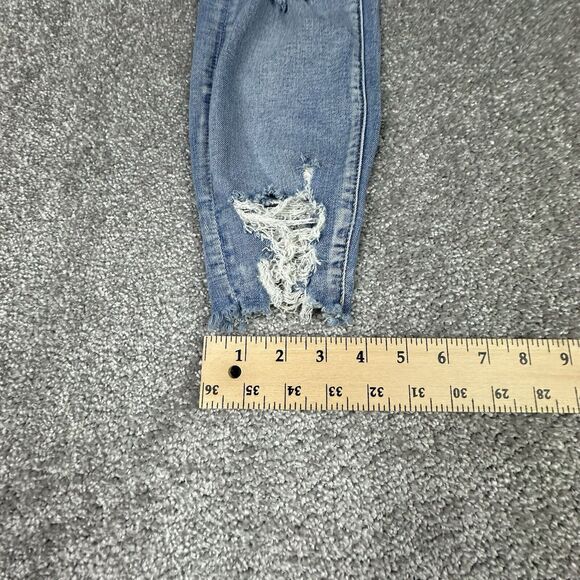 American Eagle Next Level Stretch Hi-Rise Jegging Womens 8 (28x28) Denim Blue - Picture 4 of 11